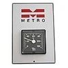 METRO THERM termometras, analoginis 0–120 °C, skirtas montuoti vandens šildytuvuose be termostato. Su kapiliariniu vamzdeliu ir jutikliu.