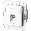 METZ CONNECT E-DAT C6 1 Port UPk reinweiß RAL9010