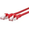 METZ CONNECT jungiamasis kabelis Cat.6A AWG 26 0,5 m raudonas