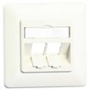 Metz Connect „MetzConnect BTR Datendose E-DAT“ modulis neužpildytas, 2 kartų uždengtas grynas baltas RAL 9010 - 1309151002-E