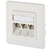 METZ CONNECT 130B12D31002-E, RJ-45, 6a, baltas, 80.5 mm, 48.5 mm, 80.5 mm