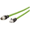 Metz Kabelis połączeniowy METZ CONNECT M12 męski-RJ45 męski, 8-biegunowy kodowany X, 5 m