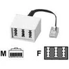 METZ CONNECT UAE adapteris su 0,1 m ilgiu WE 8 - NFN