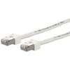 METZ CONNECT fasadinis kabelis, 0,3 m, Cat6, S/FTP (S-STP), RJ-45, RJ-45, baltas