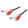 Kabelis MicroConnect RCA (Cinch) x2 - RCA (Cinch) x2 1,5m juoda (AUDCC2)