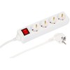 Kabelis zasilający MicroConnect Microconnect MC-GRU0045WS rozgałęziacz 5 m 4 x gniazdo jungiama į tinklą Wewnętrzna Baltas
