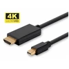 „Microconnect MDPHDMI5B-4K“, 5 m, „Mini DisplayPort“, HDMI A tipo (standartinis), kištukas, kištukas, tiesus