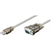 USB kabelis MicroConnect USB-A - DB-9 1,5 m Pilkas (USB2.0 - nuoseklus DB9 M-M, 1,5 m)