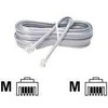 MicroConnect RJ-11 / RJ-11 (M / M) 6 m juodas (MPK186)