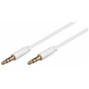 „Kabelis MicroConnect“ lizdas 3,5 mm – lizdas 3,5 mm, 3 m balta (AUDLL3W)