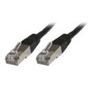 MicroConnect RJ-45 kt.6 F / UTP Juodas 20m (STP620S)