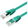 MicroConnect CAT6A S / FTP 0,25m Žalias LSH