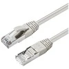 MicroConnect CAT6A S/FTP 0,5 m pilkas LSZH ekranuotas tinklo kabelis, LSZH,
