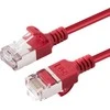 „Microconnect V-FTP6A0025R-SLIM“, 0,25 m, Cat6a, U/FTP (STP), RJ-45, RJ-45, raudonas
