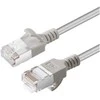 „Microconnect V-FTP6A0025-SLIM“, 0,25 m, Cat6a, U/FTP (STP), RJ-45, RJ-45, pilkas
