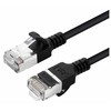 „Microconnect V-FTP6A0025S-SLIM“, 0,25 m, Cat6a, U/FTP (STP), RJ-45, RJ-45, juodas