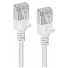 „Microconnect V-FTP6A005W-SLIM“, 0,5 m, Cat6a, U/FTP (STP), RJ-45, RJ-45, baltas