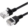 „Microconnect V-FTP6A005S-SLIM“, 0,5 m, Cat6a, U/FTP (STP), RJ-45, RJ-45, juodas