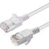 „Microconnect V-FTP6A005W-SLIM“, 0,5 m, Cat6a, U/FTP (STP), RJ-45, RJ-45, baltas