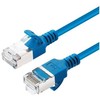 „Microconnect V-FTP6A01B-SLIM“, 1 m, Cat6a, U/FTP (STP), RJ-45, RJ-45, Mėlynas