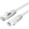 MicroConnect CAT6A UTP 1 m baltas LSZH neekranuotas tinklo kabelis,