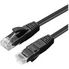 MicroConnect CAT6A UTP 1m Juodas LSZH