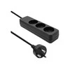 Microconnect MC-GRU0315DKB, 15 m, Type K, Type K, juodas, 3 kintamosios srovės lizdai, 1,47 kg
