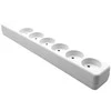 Microconnect MC-GRU0600DKW, vidaus, be kištuko, balta, 6 kintamosios srovės lizdai, 209 g, 210 g