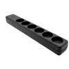 Microconnect MC-GRU0600DKB, vidaus, be kištuko, juoda, 6 kintamosios srovės lizdai (-ų), 190 g, 200 g