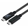 Kabelis USB MicroConnect USB-C - USB-C 0.5 m Juodas (ECO-USB3.2CC0.5*)