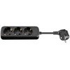 MicroConnect 3 lizdai 1,5 m juodos (GRU003B- WOS)