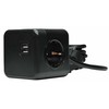„Microconnect GRUCUBE2USB-B3“, 3 m, Vidaus sąlygoms, F tipo, F tipo, Tiesus, Juodas