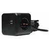 „Microconnect GRUCUBE2USB-B3“, 3 m, Vidaus sąlygoms, F tipo, F tipo, Tiesus, Juodas