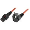 Maitinimo kabelis MicroConnect IEC LOCK C13 - R / A Schuko, 3m (EL248S)