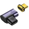 Adapteris USB MicroConnect USB-C - USB-C Sidabrinė (MC-USB4CCMF-MAGNETIC)