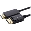 Kabelis MicroConnect DisplayPort - HDMI 1.5m juoda (MC-DP-HDMI-150)