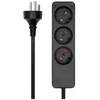 Microconnect MC-GRU0310DKB, 10 m, K tipo, K tipo, Juoda, 3 kintamosios srovės lizdai (-ų), 1,05 kg
