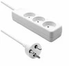 MicroConnect Power strip 3 lizdai 5m Baltas