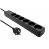 „Microconnect MC-GRU0610DKB“, 10 m, Vidaus sąlygoms, K tipas, K tipas, Tiesus, Juodas