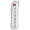 „MicroConnect“ maitinimo lizdas 6 lizdai, 3 m, Baltas (MC-GRU0630DK)
