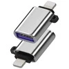 USB adapteris MicroConnect Žaibas - USB Sidabrinis (Lightning- USB3.0 adapteris)
