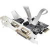 MicroConnect Kontrolierius Microcom PCIE 2.0 x1 – 2x RS-232 DB9 + 1x LPT BD25 (MC- PCI- MCS1P2S)