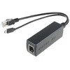 Microconnect MC-POESPLITTER, 10/100Base-T(X), Juoda, 50 g, 1 vnt., 200 mm, 174 mm