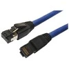 MicroConnect CAT8.1 S / FTP 0,25m Mėlyna LSZH