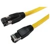 MicroConnect CAT8.1 S / FTP 0,25m Geltona