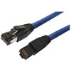 MicroConnect CAT8.1 S/FTP 0,50m Mėlyna LSZH