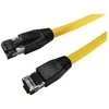MicroConnect CAT8.1 S/FTP 0,50m Geltona