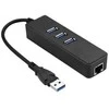 HUB USB MicroConnect 1x RJ-45 + 3x USB-A 3.0 (MC-USB3.0HUBWETH)