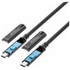 Kabelis USB MicroConnect USB-C – USB-C 5 m Juodas (Premium Optic Fiber USB-C 3.2)