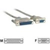 MicroConnect „Microconnect“ modemo kabelis DB9-DB25 (3M) tinklo kabelis, juodas